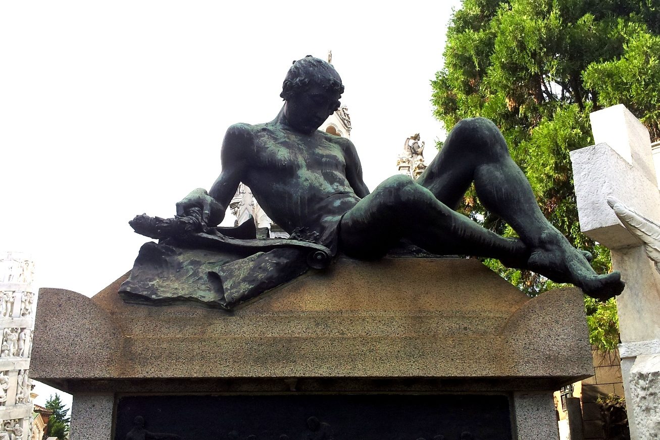 Antonio Quaglino's tomb, Monumental Cemetery, Milan - 02.jpg